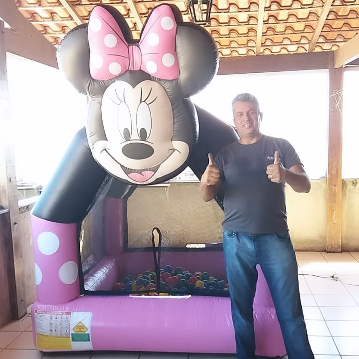 Aluguel de Piscina de Bolinhas Minnie em BH